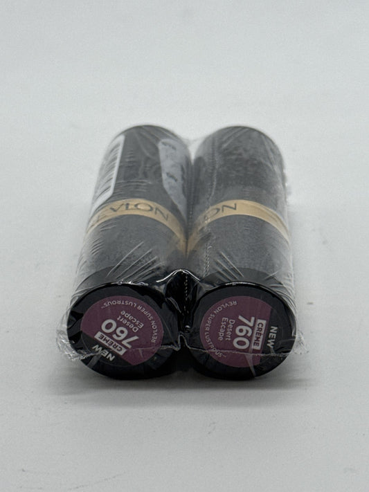 Revlon Super Lustrous Creme Lipstick #760 Desert Escape, 2 pack