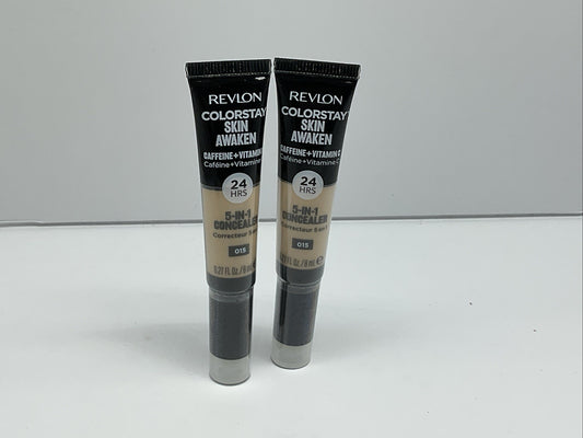 Revlon ColorStay Skin Awaken Caffeine+Vitamin C - 015 LIGHT PALE - Set of 2