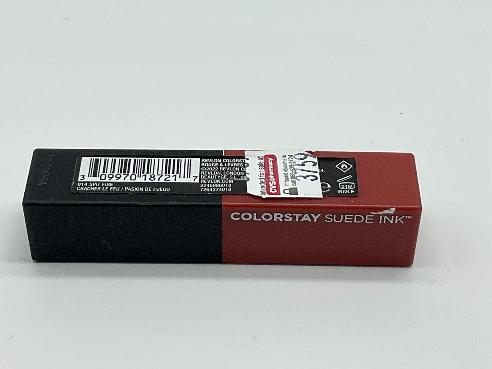 Revlon-Colorstay-Suede Ink-Lipstick - 014 Spit Fire