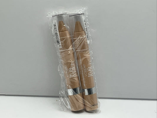 2 PACK - Loreal Paris True Match SuperBlendable Crayon Stick - Light/Medium W4-5