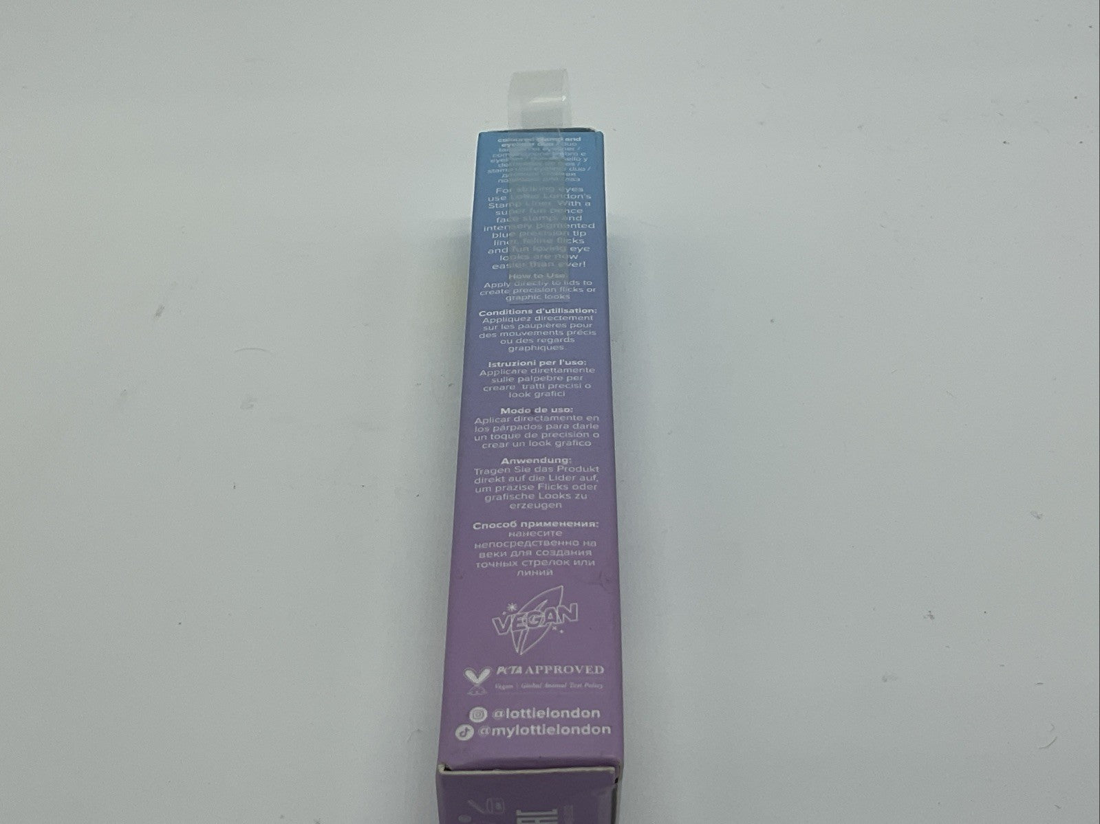 Lottie London Proud To Be Stamp Coloured Liner - Blue Peace