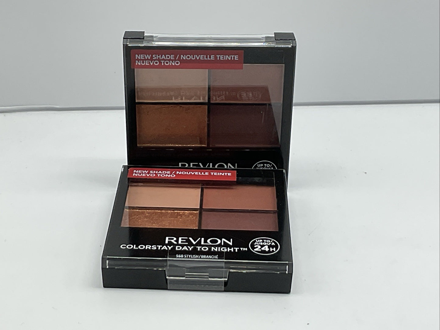 Revlon ColorStay Day To Night 24Hr Eyeshadow Quad-  560 Stylish - Set Of 2