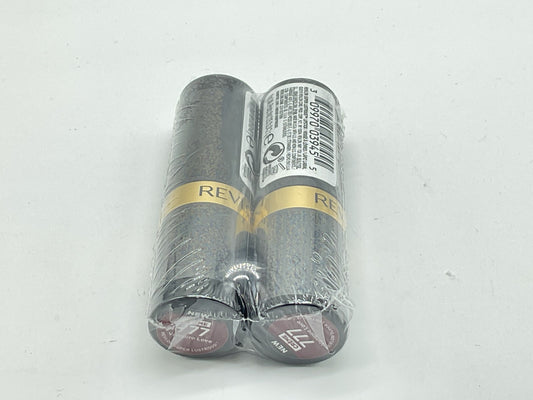 2 PACK - Revlon Super Lustrous Lipstick Creme 0.15oz - 777 Vampire Love
