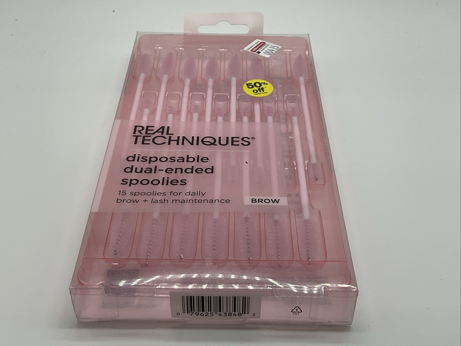 Real Techniques, Disposable Dual-ended Spoolies - 15 Count