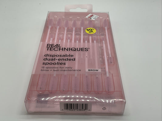 Real Techniques, Disposable Dual-ended Spoolies - 15 Count