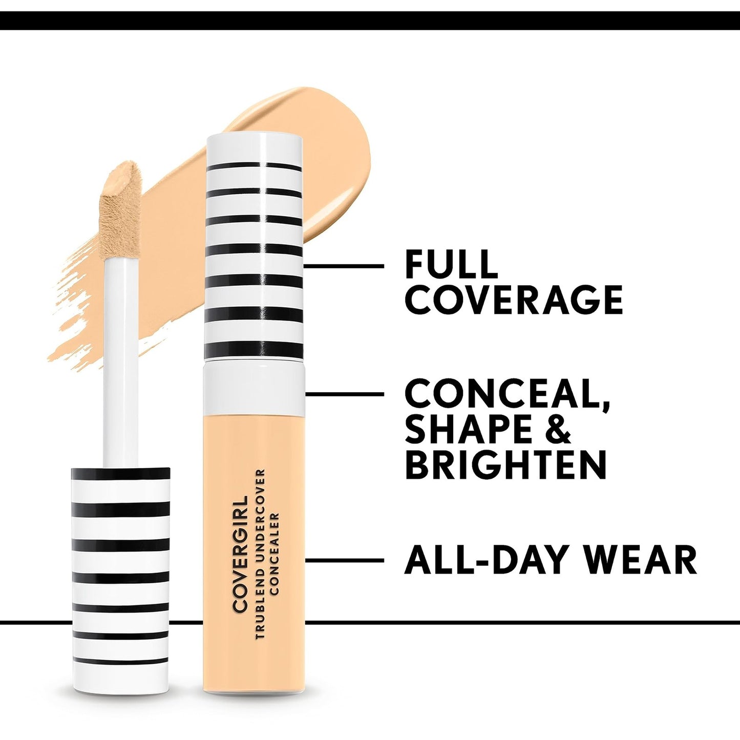 2 PACK - COVERGIRL TrueBlend Undercover Concealer L200 Light Ivory