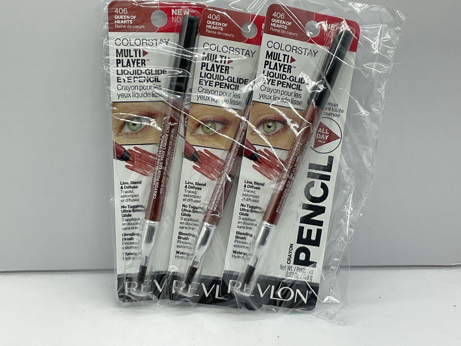 3 PACK - Revlon Colorstay Multiplayer Liquid Eye Pencil - 406 Queen of Hearts