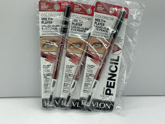3 PACK - Revlon Colorstay Multiplayer Liquid Eye Pencil - 406 Queen of Hearts