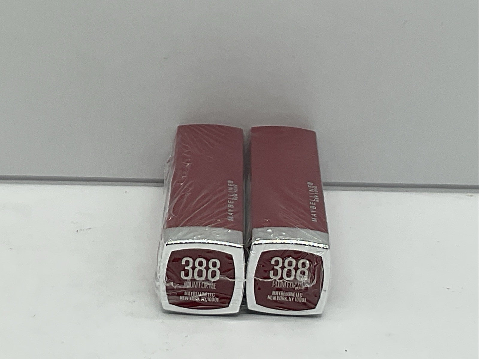 2 PACK - Maybelline Colour Sensational Made for All Lipstick - 388 Plum For Me