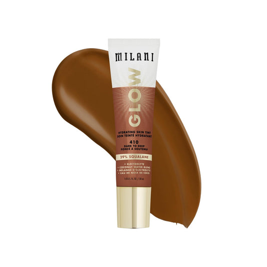 Milani Glow Hydrating Skin Tint - 410 Dark to Deep