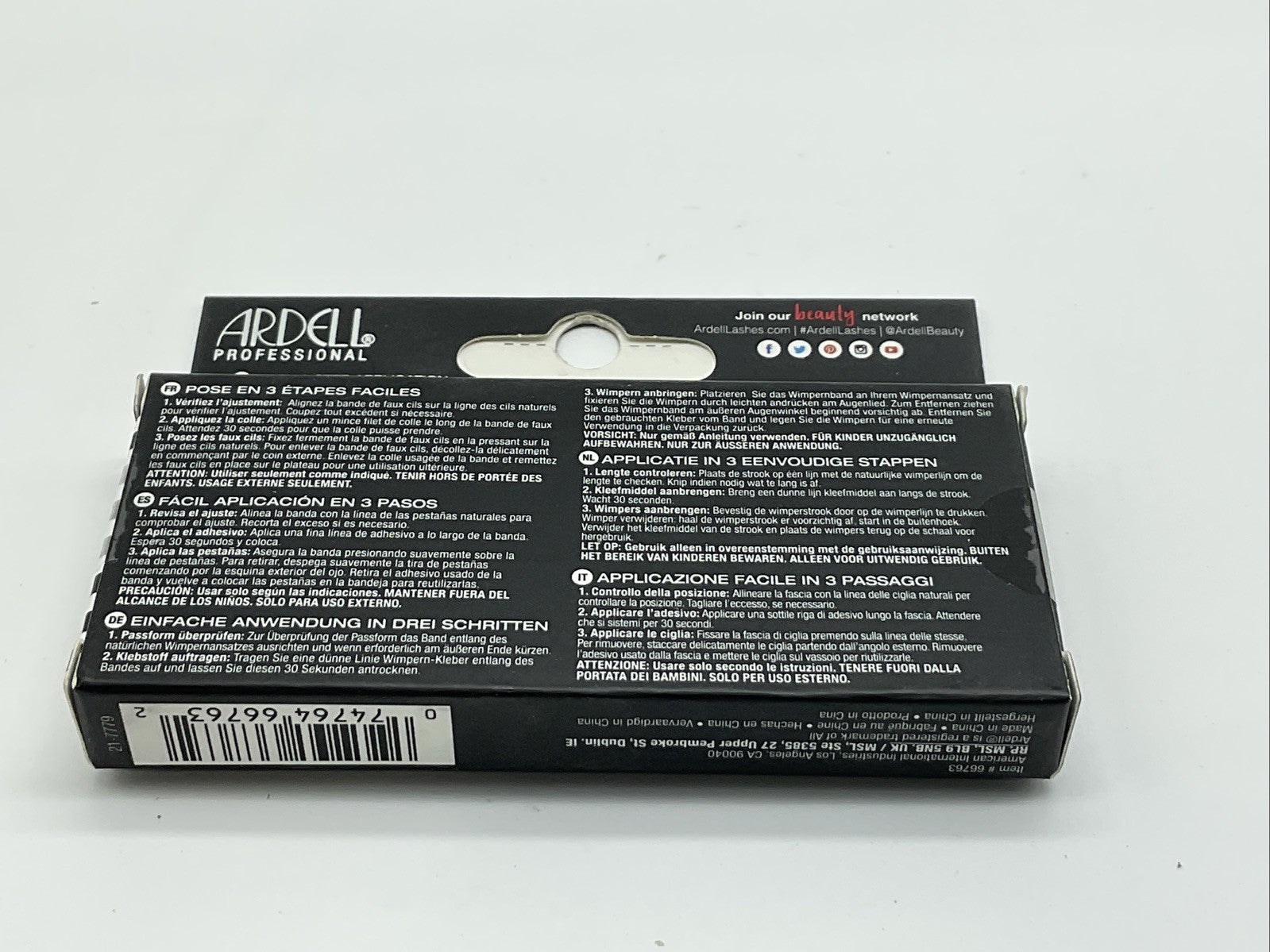Ardell Faux Mink Eyelashes Black Lightweight Invisiband - Demi Wispies