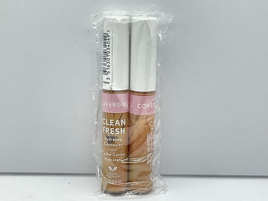 2 PACK - COVERGIRL Clean Fresh Hydrating Concealer, #400 Rich, 0.23 Fl Oz