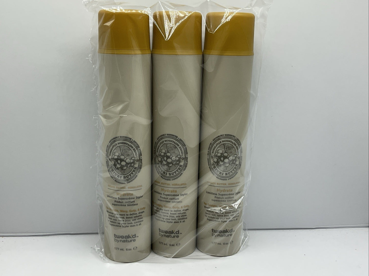 3 Pack - Tweak'd by Nature Chiuri Butter Limitless Hydrate Style Cream 6 oz