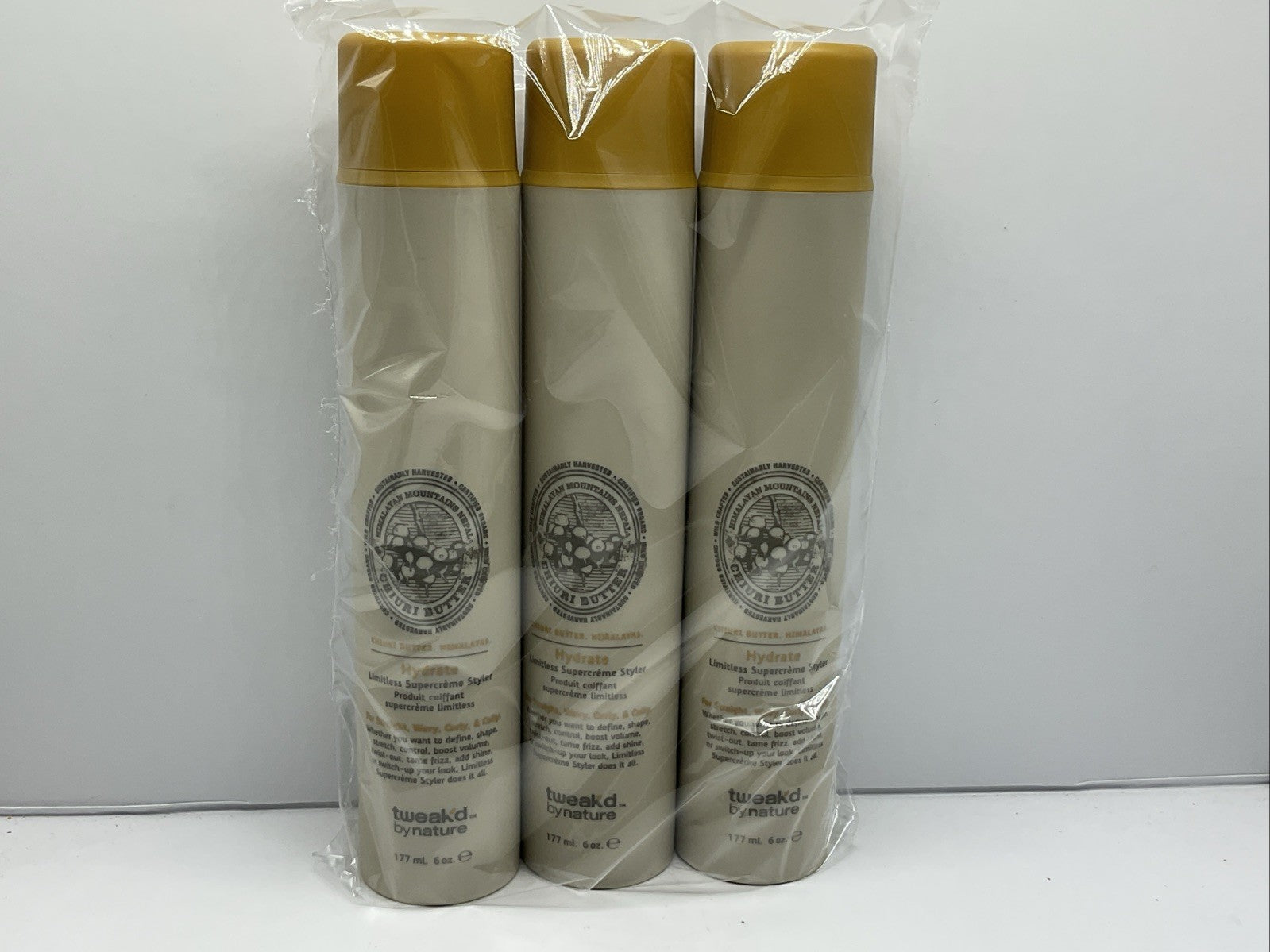 3 Pack - Tweak'd by Nature Chiuri Butter Limitless Hydrate Style Cream 6 oz