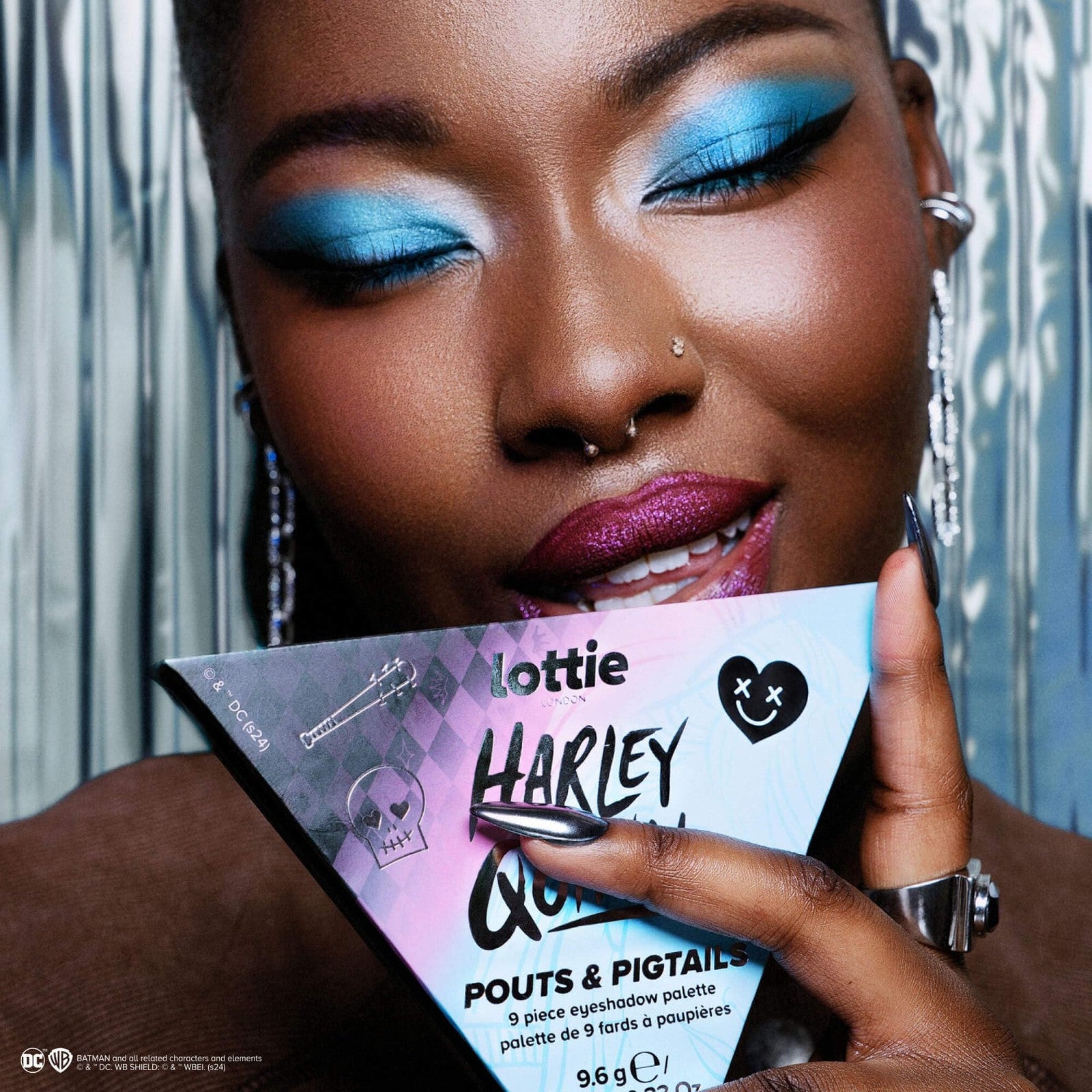 Harley Quinn Lottie London Mad Love Eyeshadow Palette Pouts & Pigtails