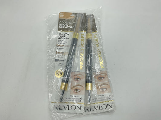 2 PACK - Revlon ColorStay Brow Creator, Blonde 600, 0.003 oz