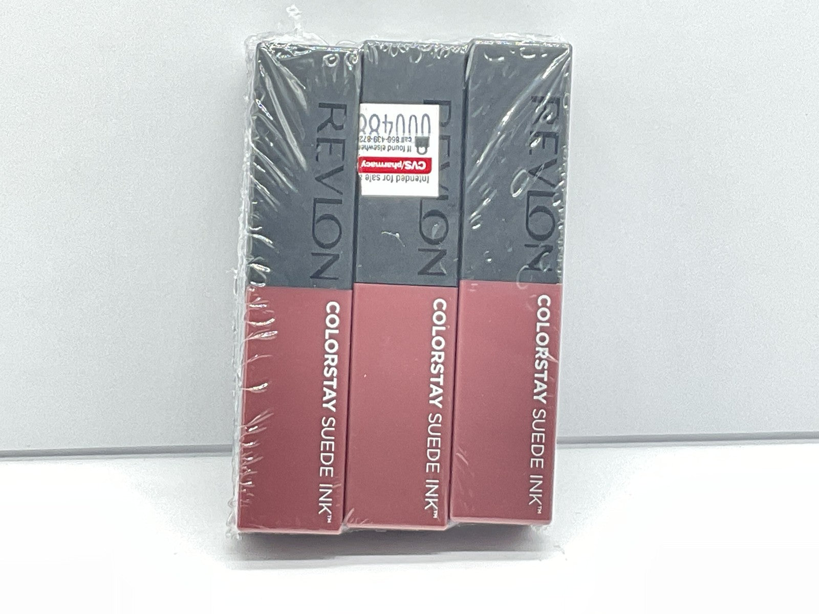 3 PACK - REVLON ColorStay Suede Ink Lipstick - 012 Power Trip