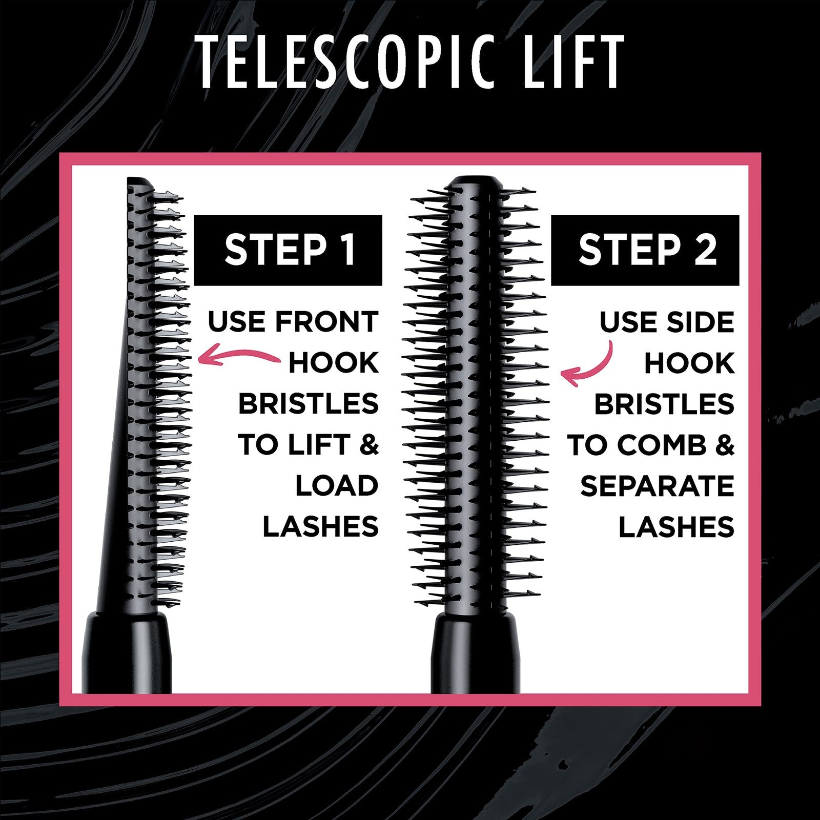 (1) - L'Oréal Paris TELESCOPIC LIFT Length & Volume Mascara - #991 - BLACK NOIR