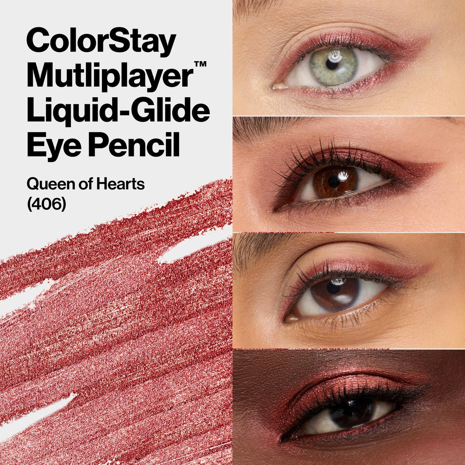 2 PACK - Revlon Colorstay Multiplayer Liquid Eye Pencil - 406 Queen of Hearts