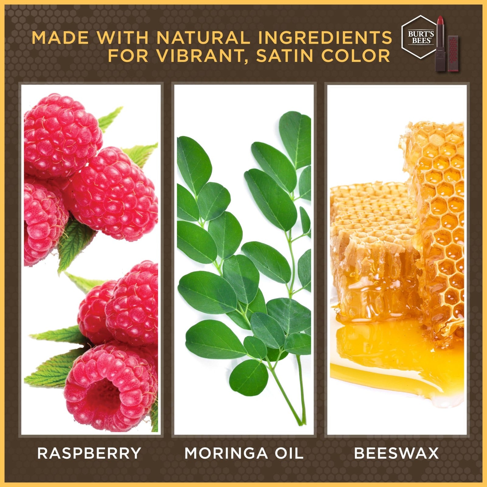 2 PACK - Burts Bees Natural Lipstick - 521 Ruby Ripple 