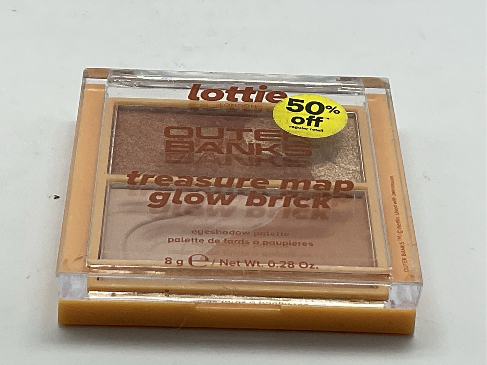 Lottie London Outer Banks 0.28oz Bronzing Face Powder - Treasure Map Glow Brick