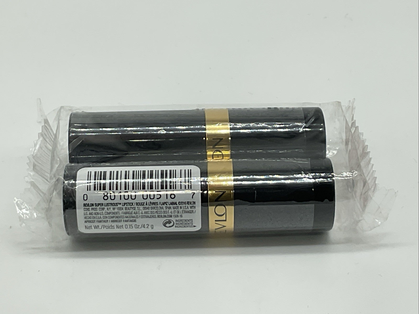 2 PACK - Revlon Super Lustrous Pearl Lipstick - 120 Apricot Fantasy