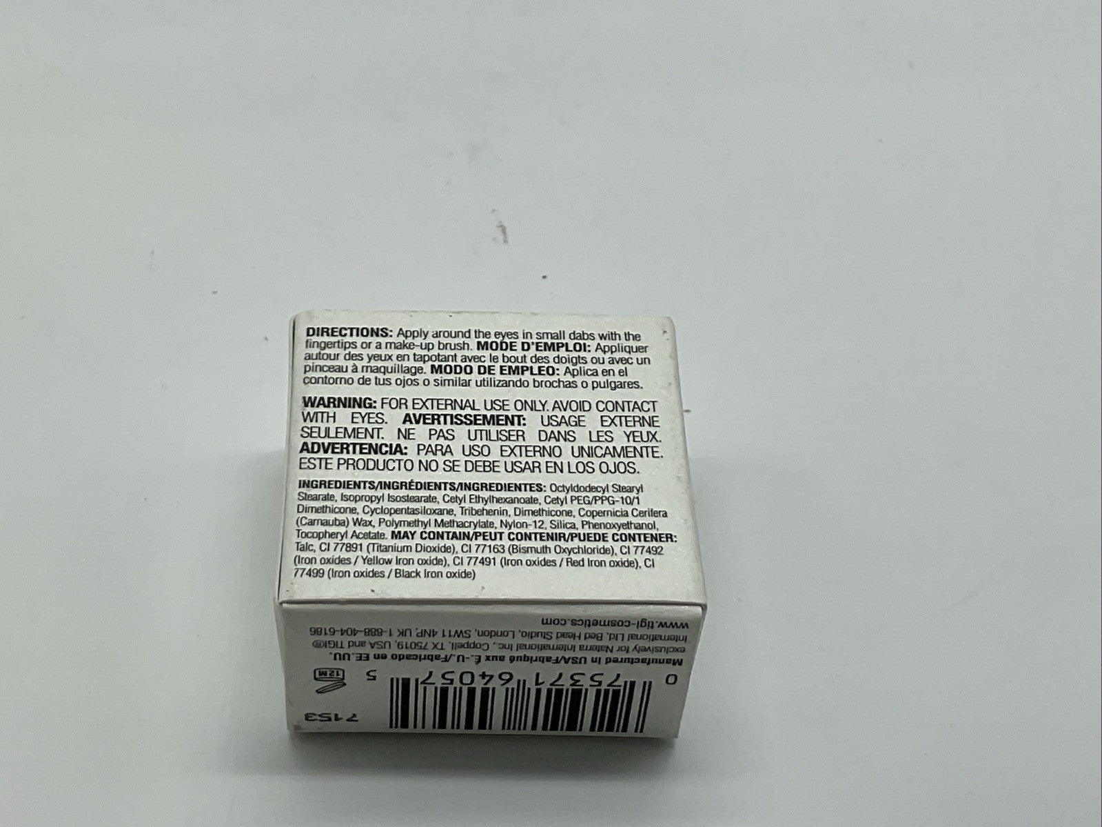 TIGI Creme Concealer Professional Cosmetics 0.06oz - Dark