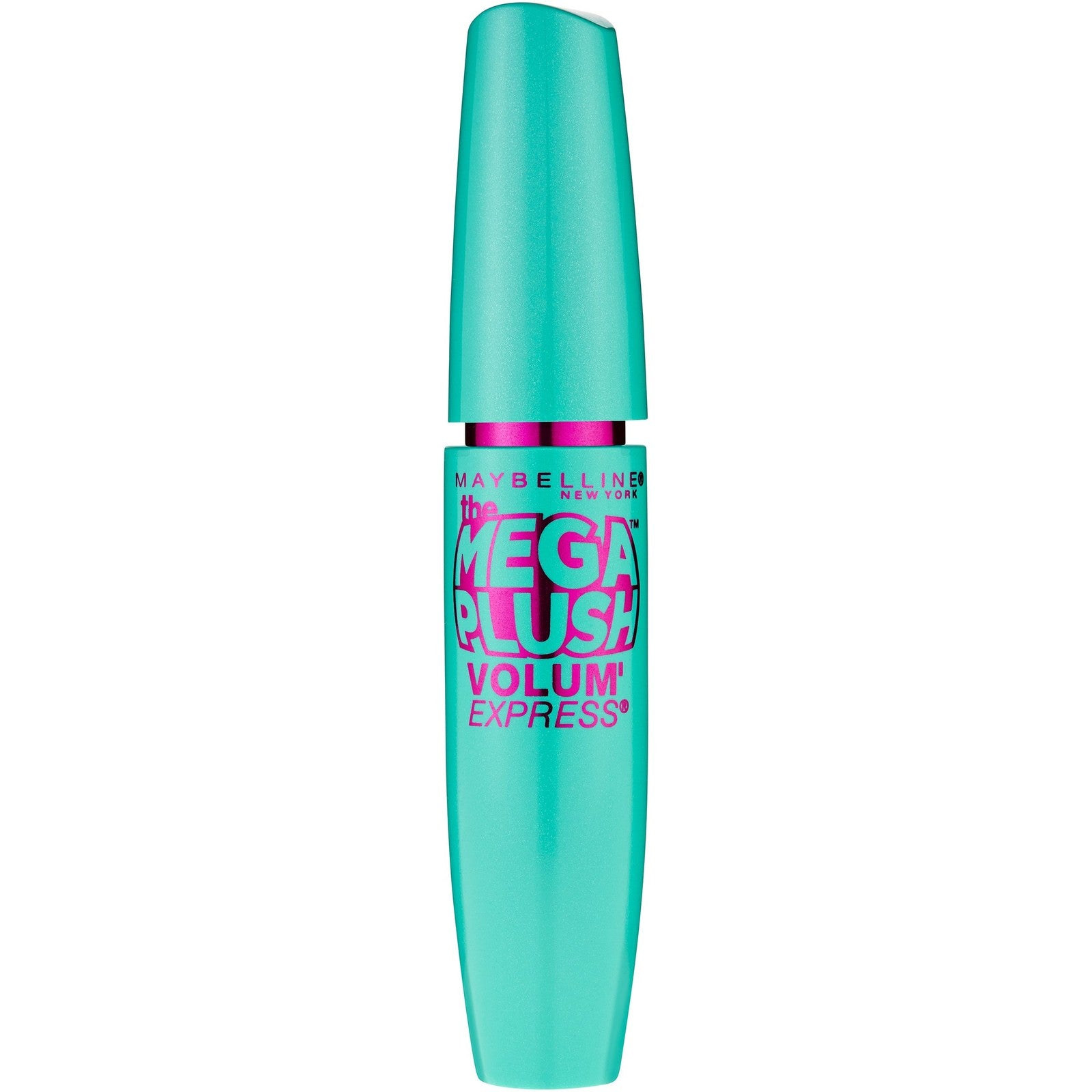 2 Pack Maybelline Volum' Express The Mega Plush Mascara,270 Blackest Black