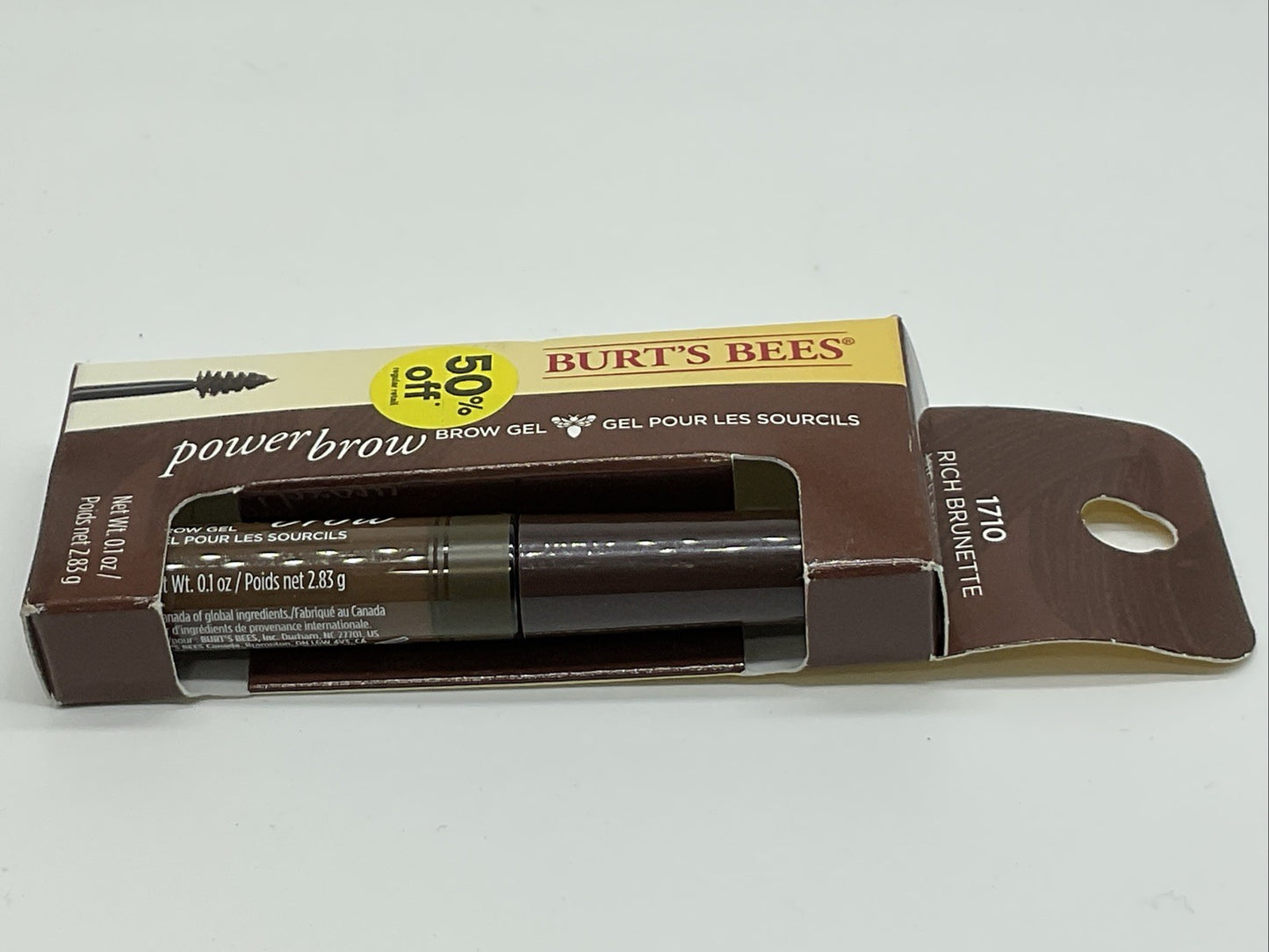Burt’s Bees Power Brow Gel - 1710 Rich Brunette