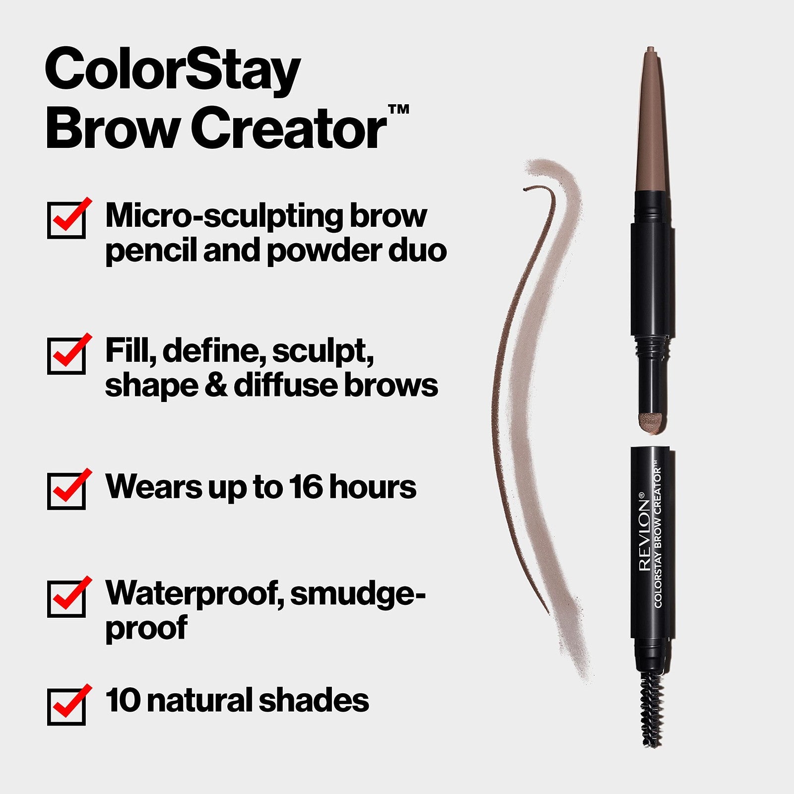 2 Pack - Revlon ColorStay Brow Creator Micro Tip - 620 Auburn
