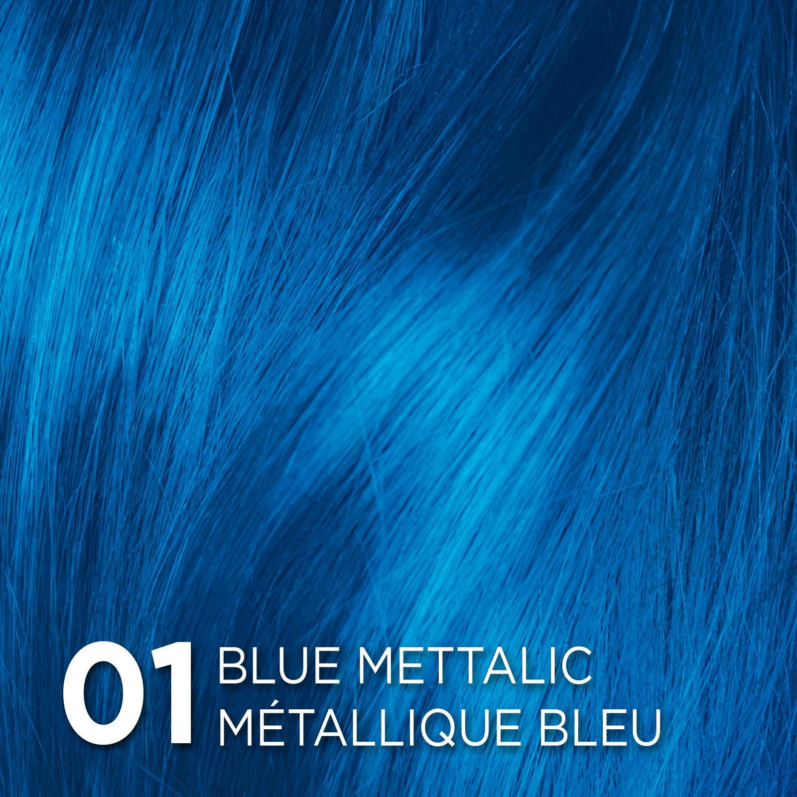 L'Oréal Paris Colorista Semi-Permanent Hair Color - Metallic Blue 01 
