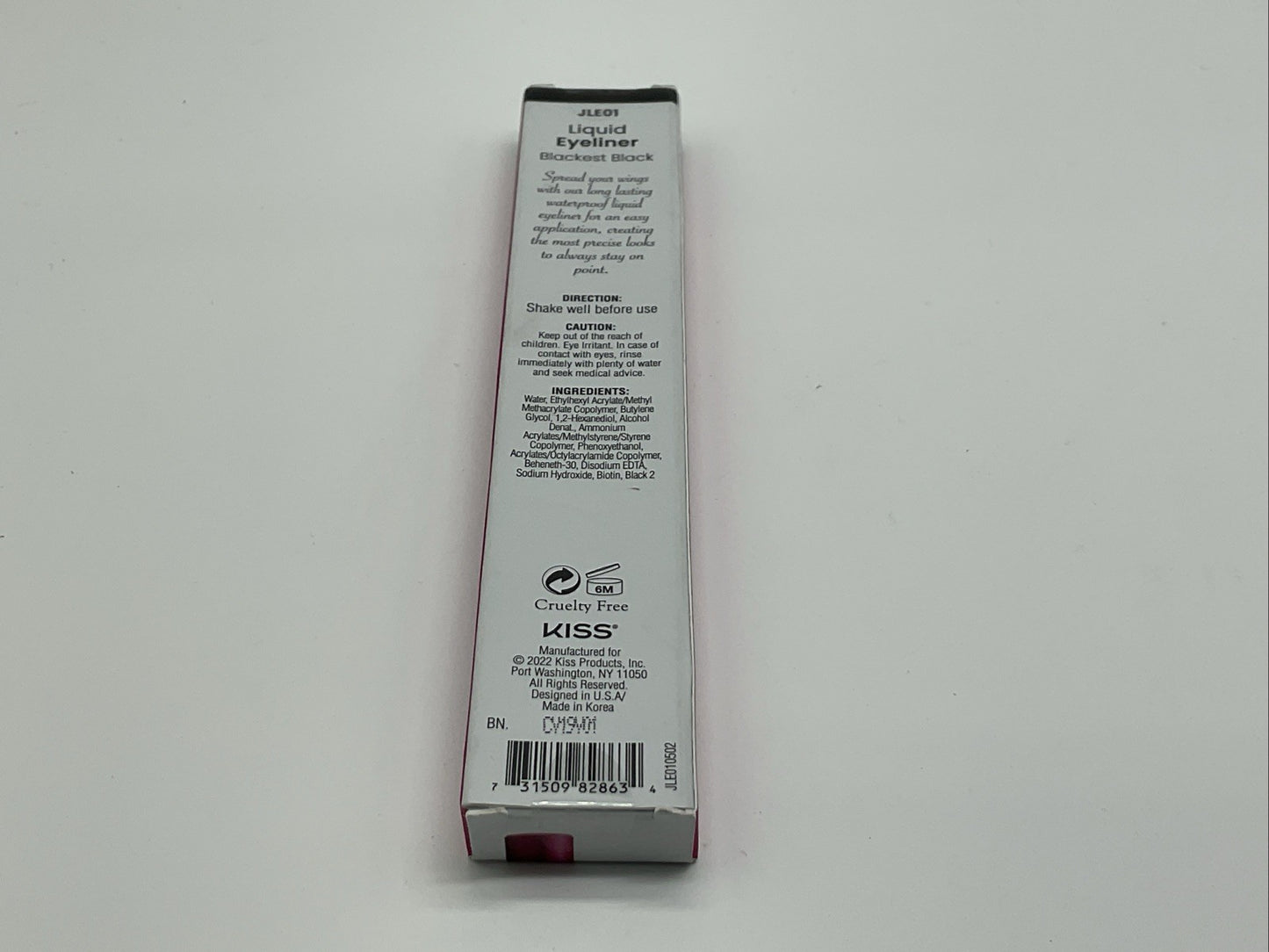 Joah Line Up Waterproof Liquid Eyeliner Felt Tip - Blackest Black