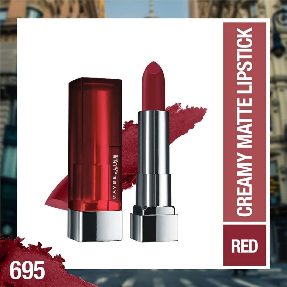 Maybelline Color Sensational Creamy Matte Lipstick - 695 Divine Wine