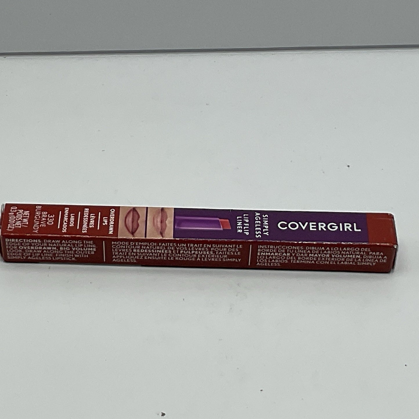 Covergirl Simply Ageless Lip Flip Liner - 330 Brave Burgundy - Single