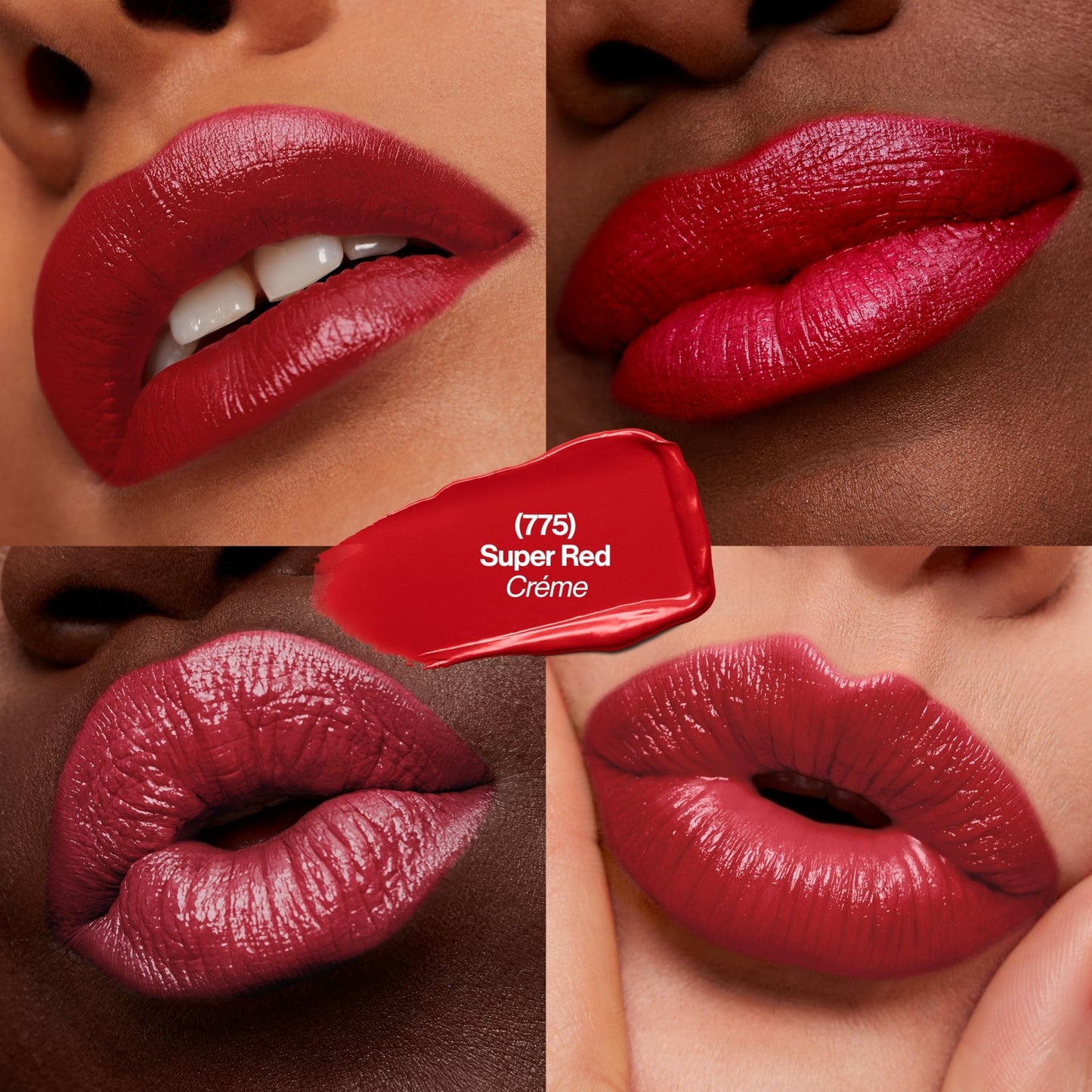 3 PACK - Revlon Super Lustrous Creme Lipstick - 775 Super Red