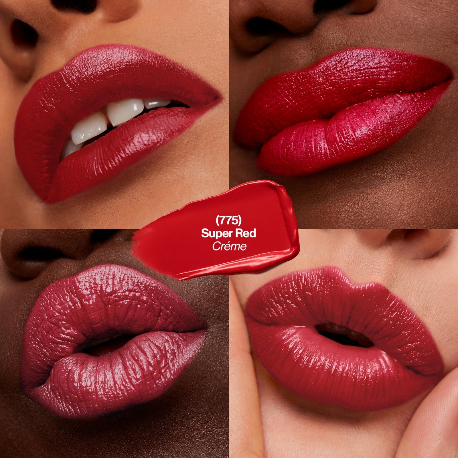 3 PACK - Revlon Super Lustrous Creme Lipstick - 775 Super Red
