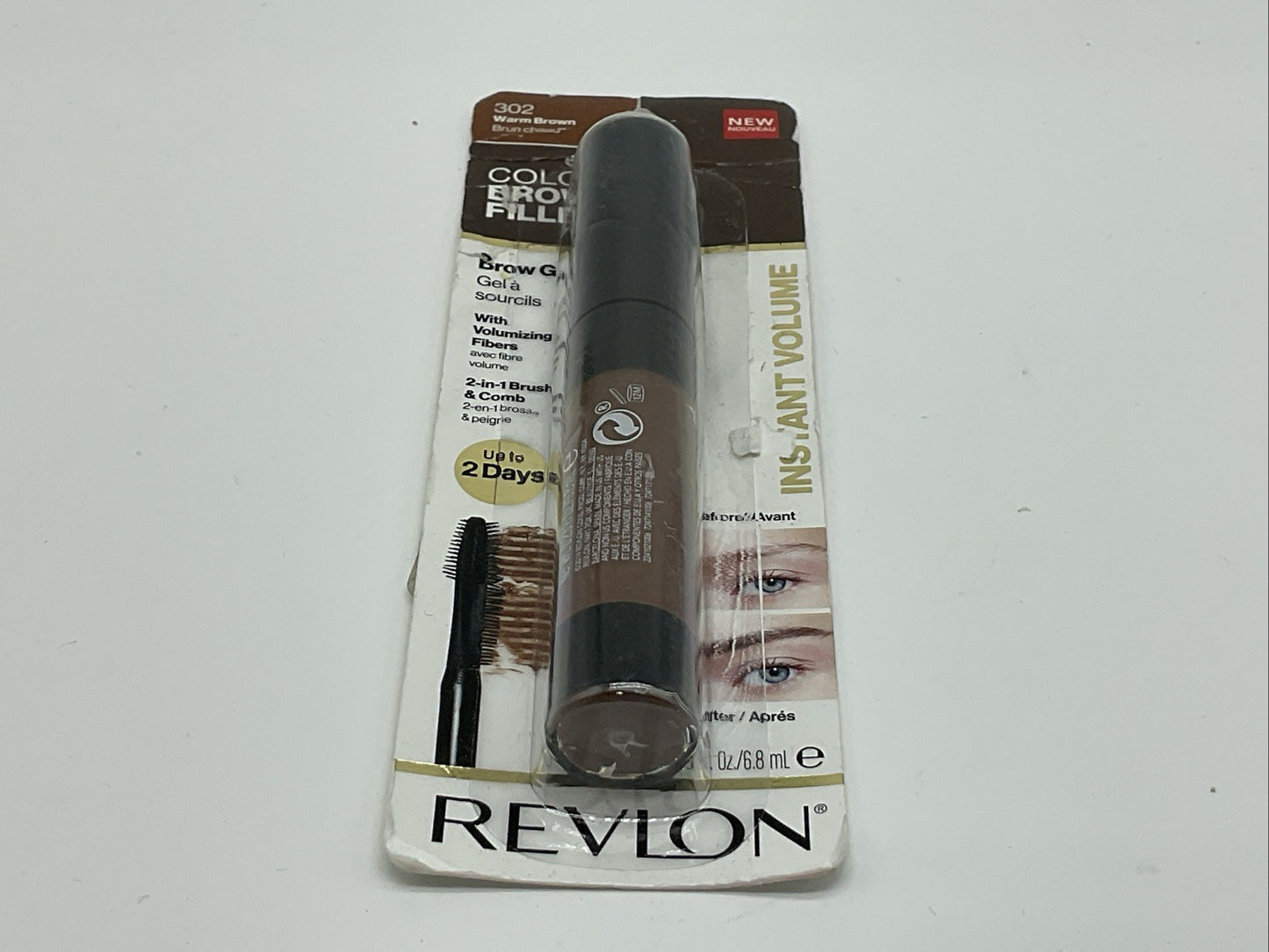 Revlon ColorStay Brow Fiber Filler Brow Gel - 302 Warm Brown