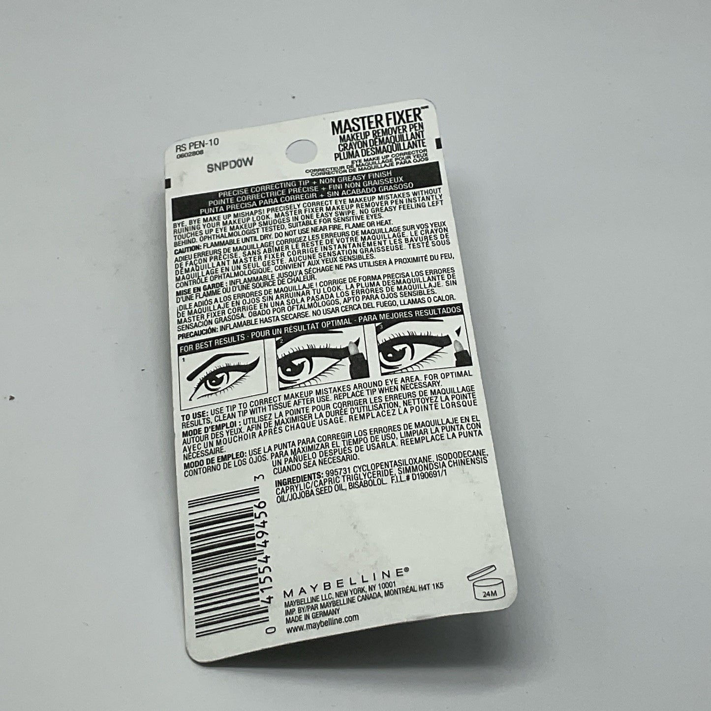 Maybelline Master Fixer Makeup Remover Pen - 10 - Single