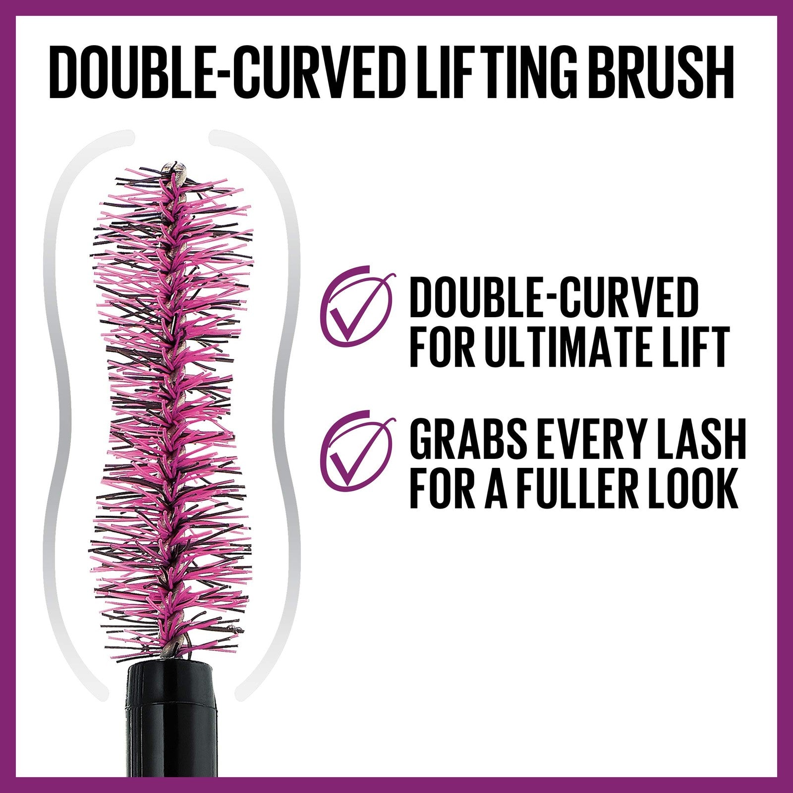 2 PACK - Maybelline The Falsies Lash Lift Waterproof Mascara 203 Brownish Black