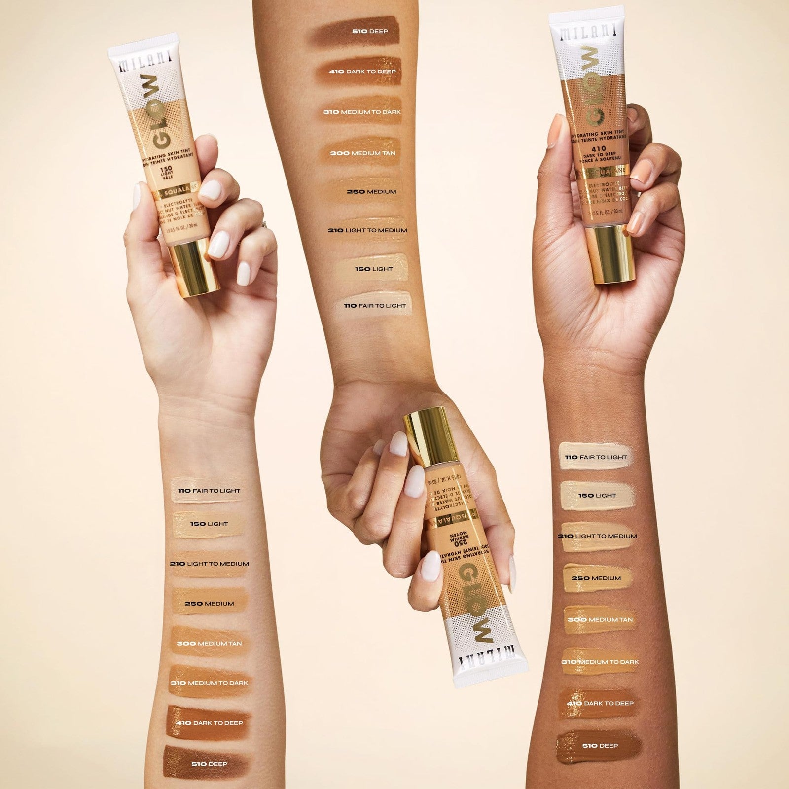 Milani Glow Hydrating Skin Tint - 110 Fair to Light 