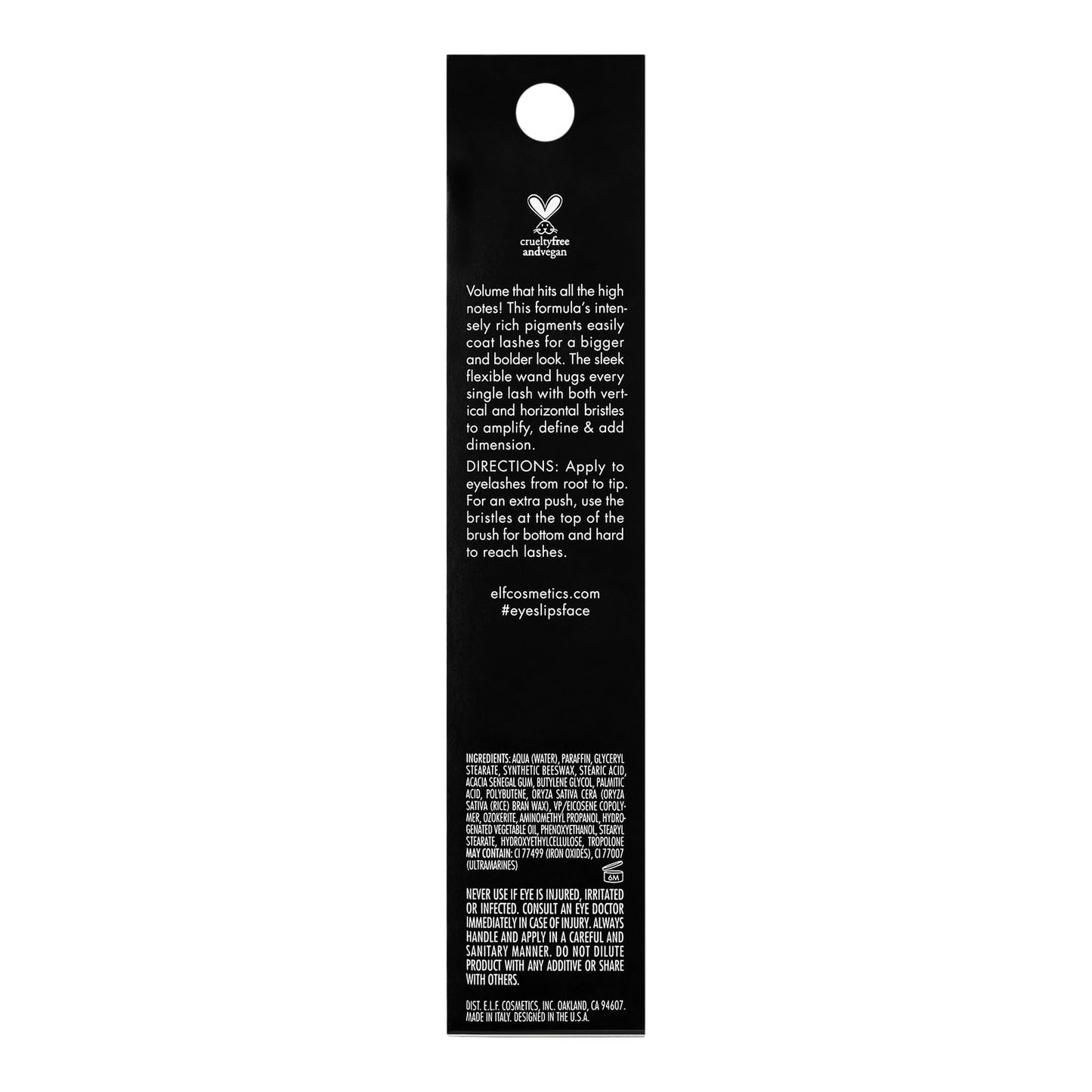 3 PACK - e.l.f. Cosmetics Lash It Loud Volumizing Mascara 0.23 oz - Deep Brown