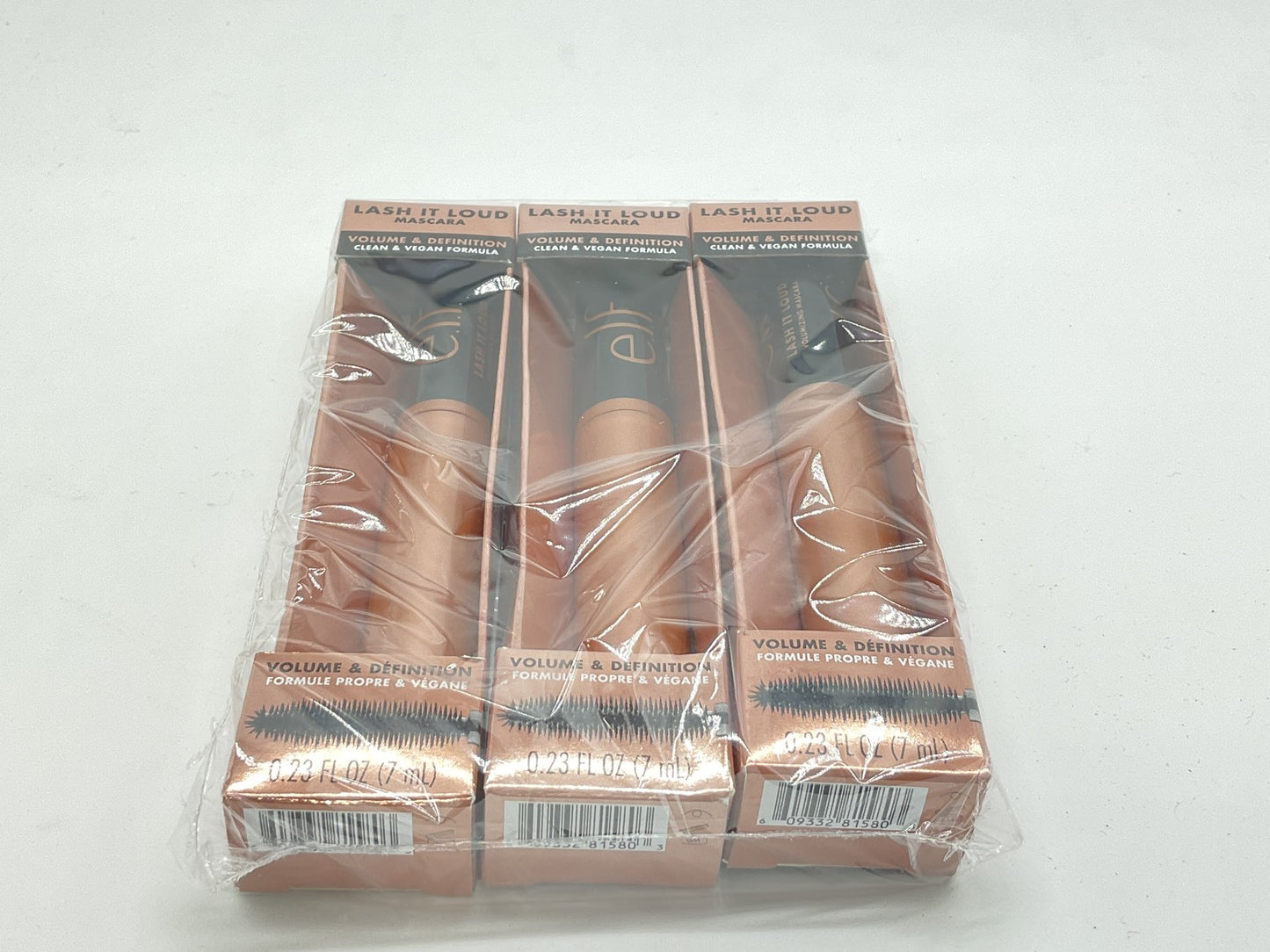 3 Pack - e.l.f. Lash It Loud Volumizing Mascara Amplify & Define - Black