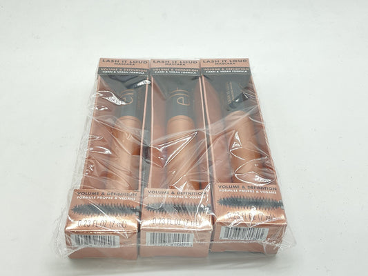 3 Pack - e.l.f. Lash It Loud Volumizing Mascara Amplify & Define - Black