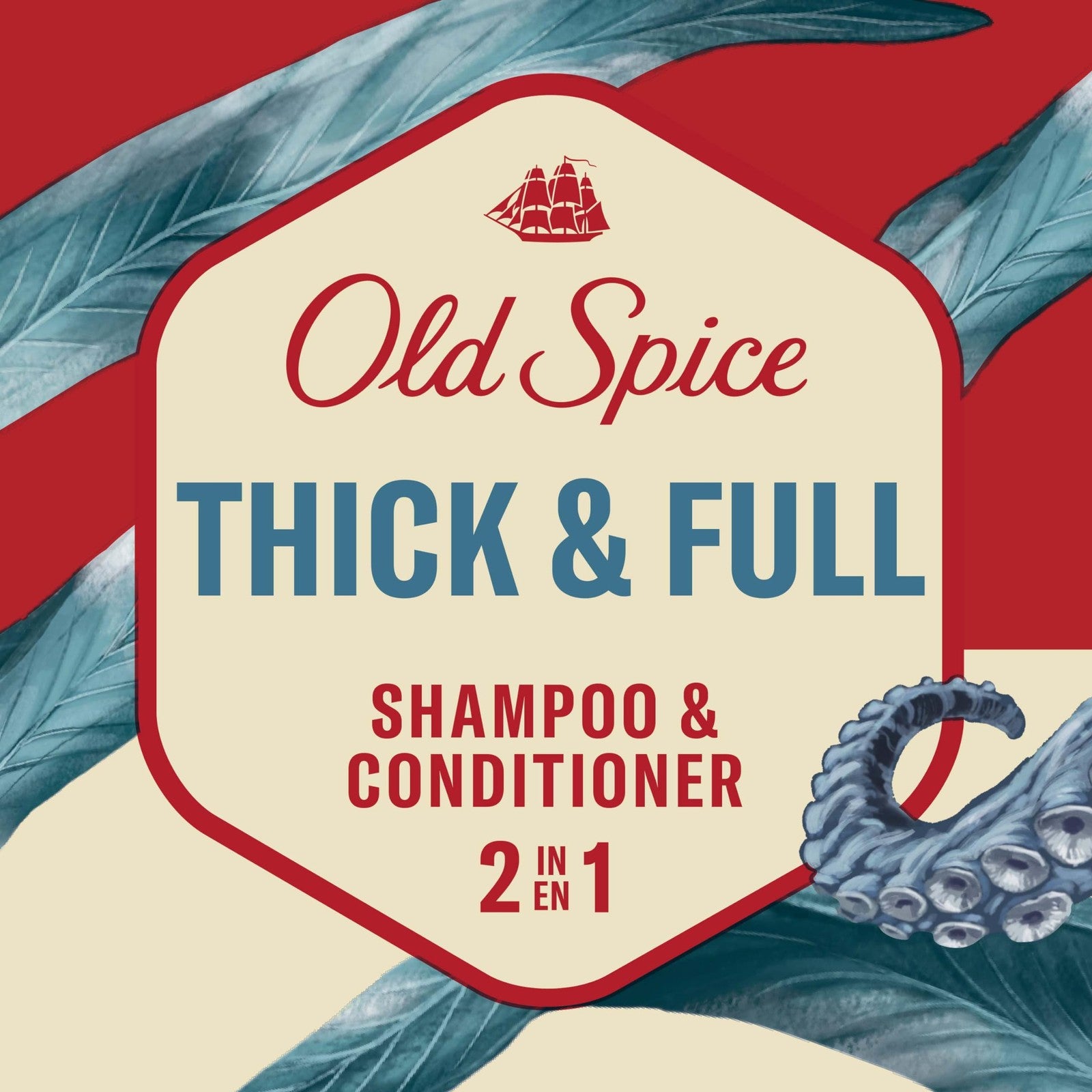 Old Spice Mens -2 in 1 Shampoo and Conditioner - All Hair Types