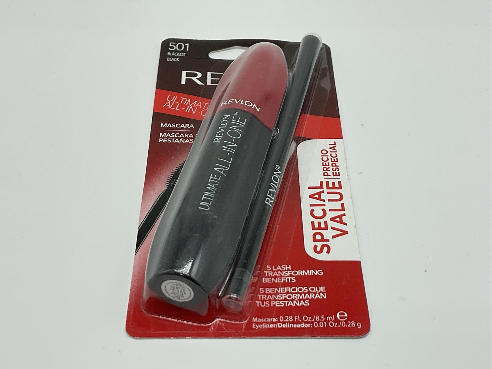 Revlon Ultimate All-in-One Mascara & Eyeliner - 501 Blackest Black