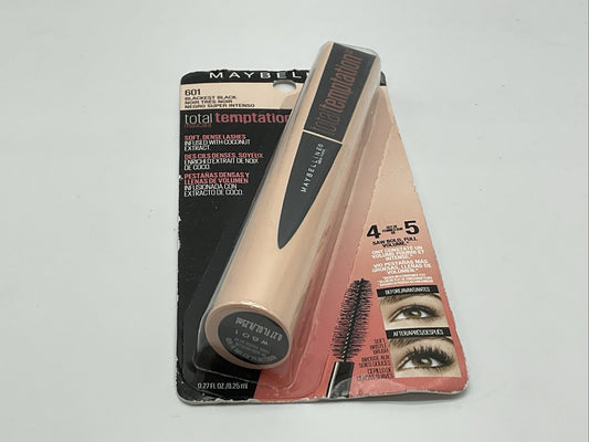 Maybelline Total Temptation Washable Mascara Soft Dense Lash - 601 Blackest