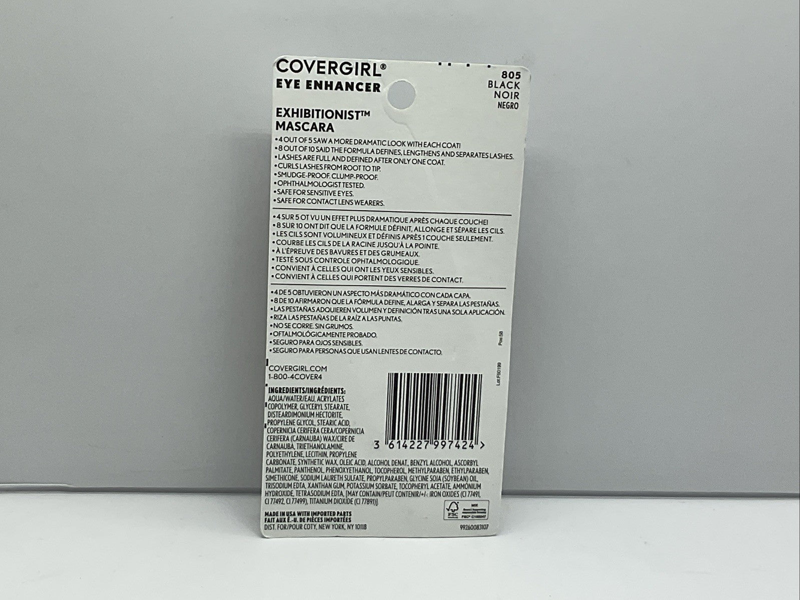 Covergirl Exhibitionist Eye Enhancer Mascara - 805 Black