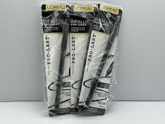 3 PACK - L'Oreal Paris Infallible Pro-Last Waterproof Pencil Eyeliner - 950 Grey