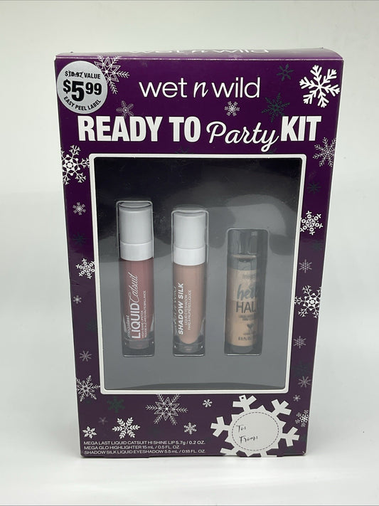 Wet N Wild Ready To Party Kit Cosmetics Gift Set