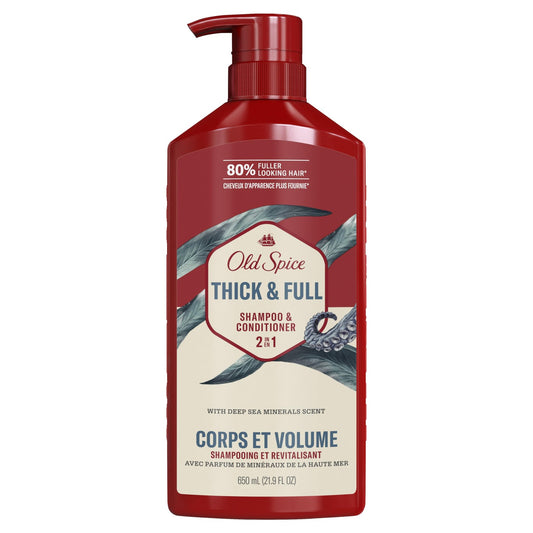 Old Spice Mens -2 in 1 Shampoo and Conditioner - All Hair Types